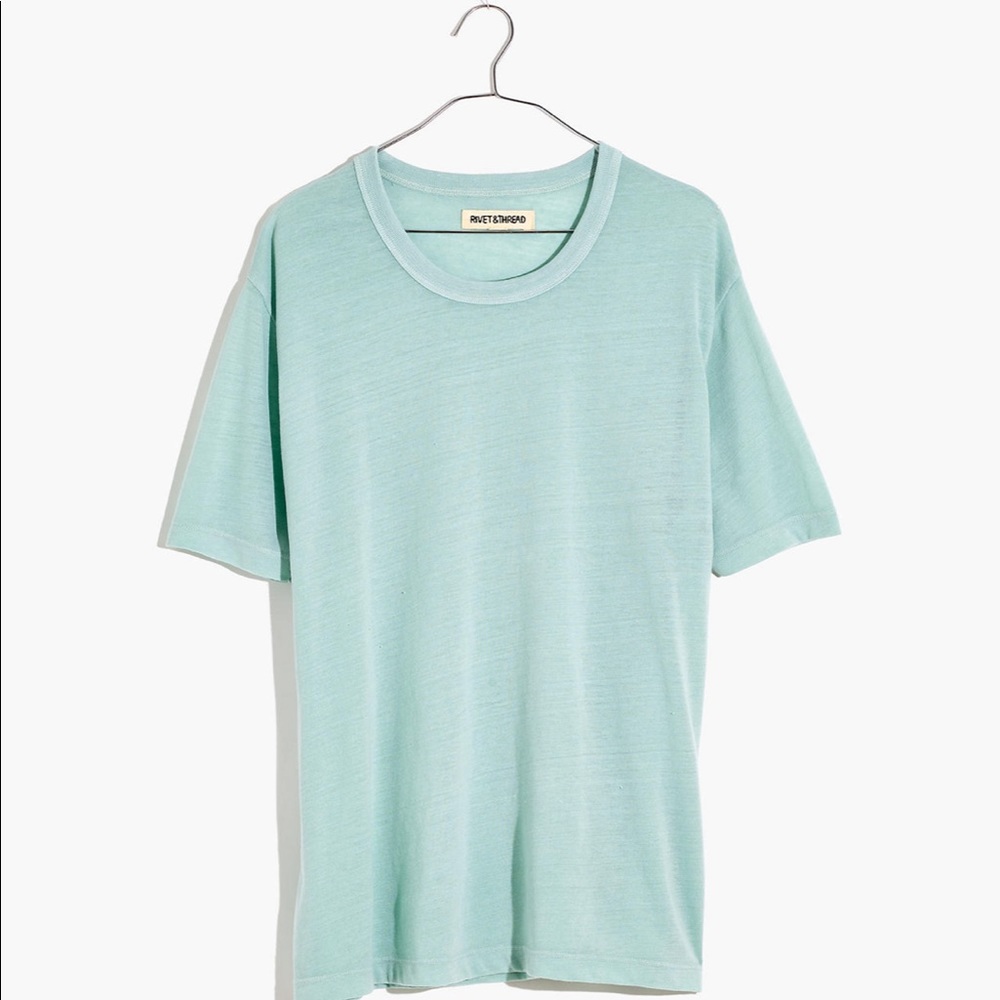 Oversized garment-dyed tee